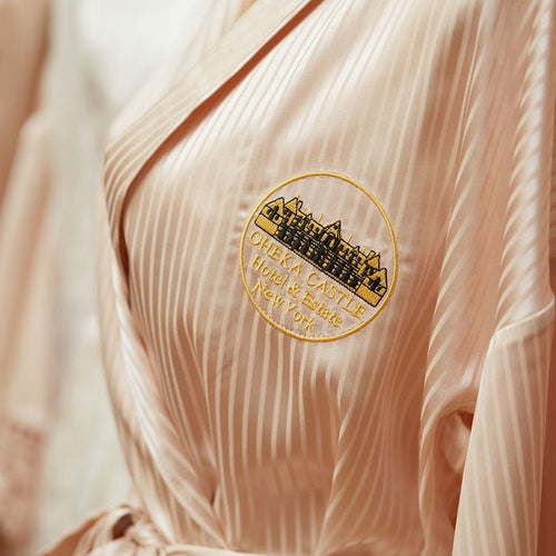 Silk Kimono with OHEKA CASTLE logo
